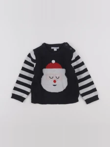 Vertbaudet - pull bleu - 18 mois