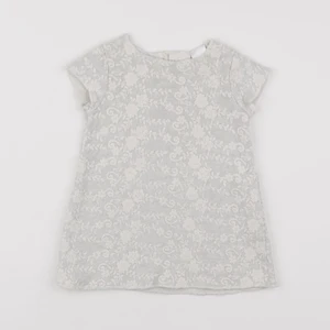 Zara - robe blanc - 9/12 mois