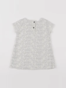 Zara - robe blanc - 9/12 mois