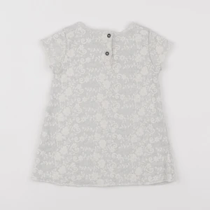 Zara - robe blanc - 9/12 mois
