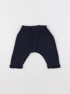 Vertbaudet - sarouel bleu - 3 mois