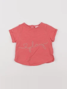 Tape à l'oeil - tee-shirt rose - 3 mois