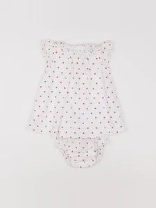 Jacadi - robe blanc - 6 mois