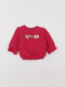 Tape à l'oeil - sweat rose - 6 mois