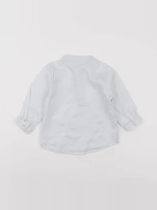 Boutchou - chemise bleu - 12 mois