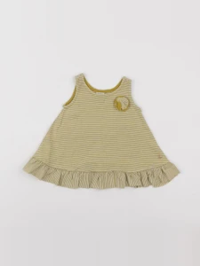 Petit Bateau - robe jaune - 3 mois