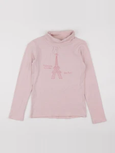 Vertbaudet - sous-pull rose - 12 ans