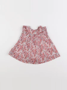 Jacadi - blouse liberty rouge - 3 mois