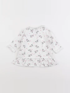 Tape à l'oeil - robe blanc - 6 mois