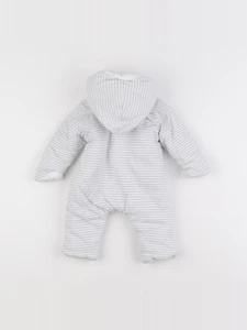 Jacadi - combinaison doublé gris - 3 mois