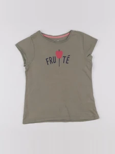 Vertbaudet - tee-shirt vert - 8 ans