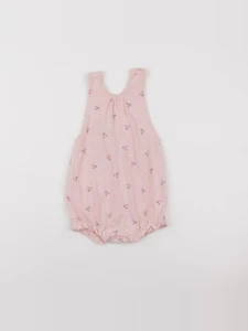 H&M - combinaison rose - 6/9 mois