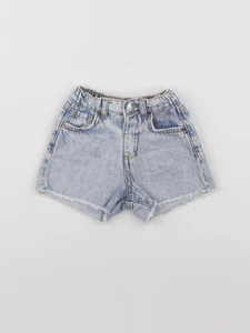 Zara - short bleu - 9/12 mois