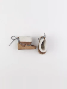 Vertbaudet - chaussons marron - pointure 19