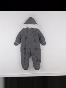Vertbaudet - combi-pilote gris - 12 mois