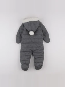 Vertbaudet - combi-pilote gris - 12 mois
