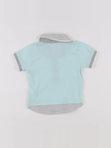 Timberland - polo bleu - 6 mois