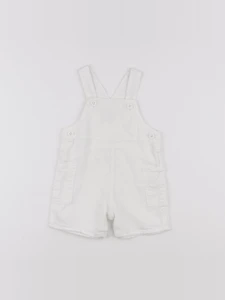Petit Bateau - salopette blanc - 6 mois