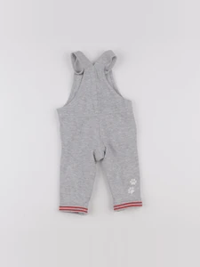 Vertbaudet - salopette gris - 9 mois