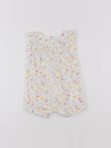 Petit Bateau - combinaison blanc - 6 mois