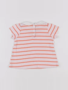 Petit Bateau - tee-shirt rose - 12 mois