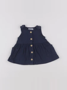 Vertbaudet - robe bleu - 3 mois