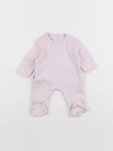 Vertbaudet - pyjama coton rose - 0 mois
