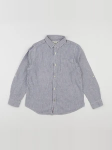 Zara - chemise bleu, blanc - 8 ans