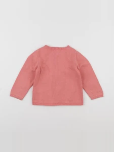 Vertbaudet - gilet rose - 18 mois