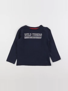 Vertbaudet - tee-shirt bleu - 4 ans