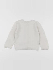 Vertbaudet - gilet blanc - 2 ans