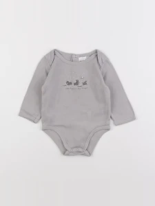 Tape à l'oeil - body gris - 6 mois