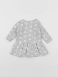Petit Bateau - robe gris - 6 mois