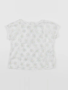 Boutchou - blouse blanc - 12 mois