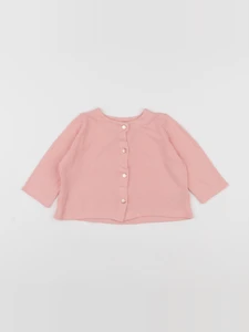 Petit Bateau - tee-shirt rose - 12 mois