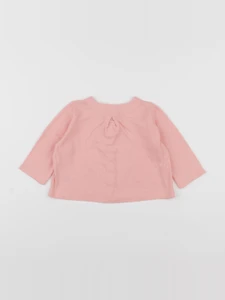 Petit Bateau - tee-shirt rose - 12 mois