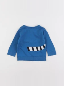 Jacadi - pull bleu - 6 mois