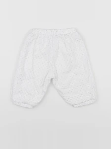 Jacadi - pantalon blanc, argent - 6 mois