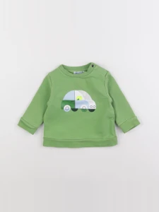 Jacadi - sweat vert - 6 mois