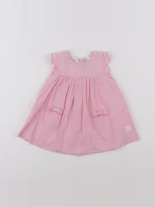 Petit Bateau - robe rose - 6 mois