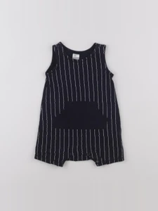 H&M - combinaison bleu - 4/6 mois