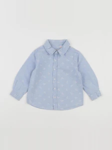 Mango - chemise bleu - 12/18 mois