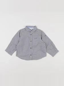 Jacadi - chemise blanc, bleu - 18 mois