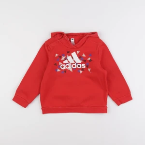 Adidas - sweat rouge - 2/3 ans