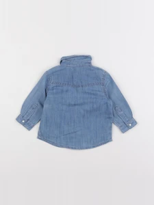 Boutchou - chemise bleu - 6 mois