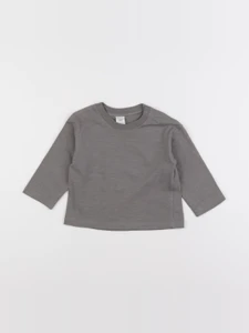H&M - tee-shirt gris - 6/9 mois