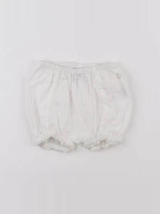 Petit Bateau - short blanc - 3 mois