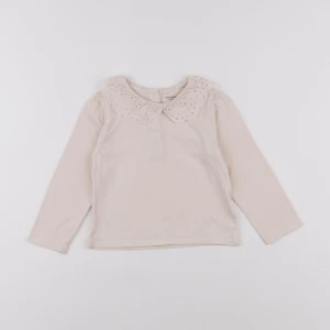Vertbaudet - tee-shirt beige - 2 ans
