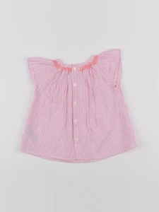 Jacadi - blouse rose - 12 mois
