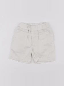 Petit Bateau - short blanc - 6 mois